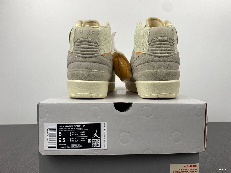 Jordan 2 200 Air Retro SP LA - X 'Rattan' DN3802 Union 0328